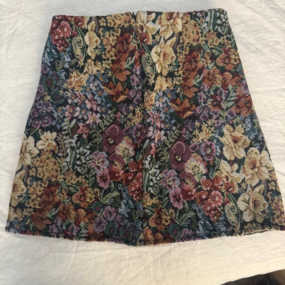Floral Tapestry Skirt